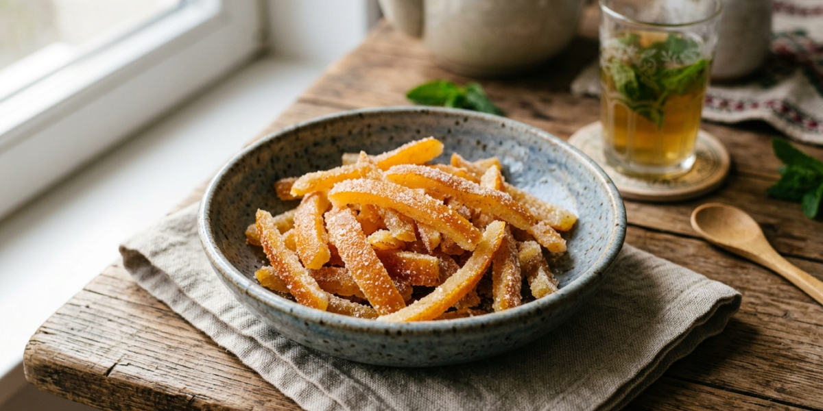 Orangettes tunisiennes sans gluten et sans lactose