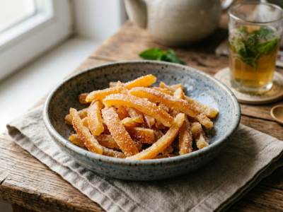 Orangettes tunisiennes sans gluten et sans lactose