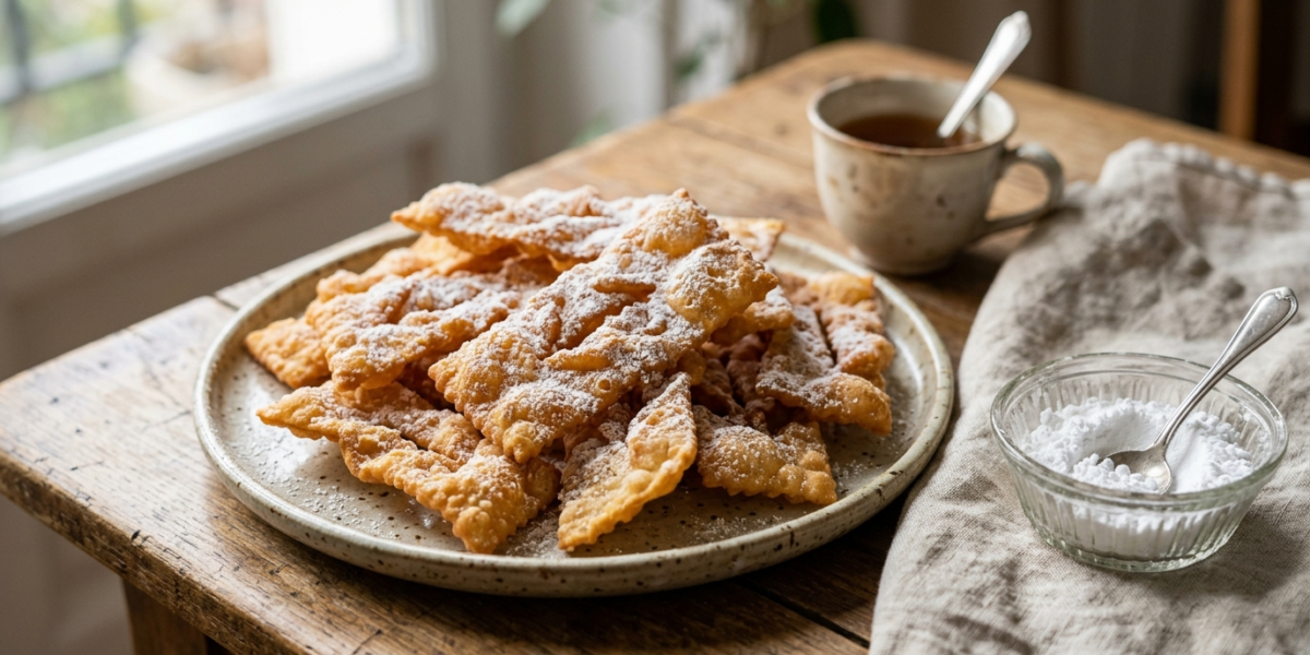 Oreillettes sans gluten, sans lactose et sans œuf