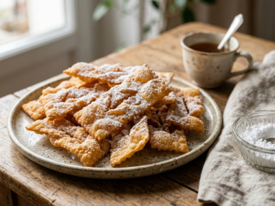 Oreillettes sans gluten, sans lactose et sans œuf