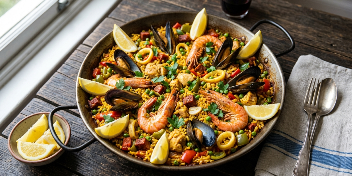 Paella mixte sans gluten