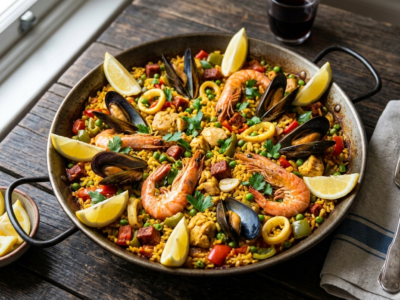 Paella mixte sans gluten