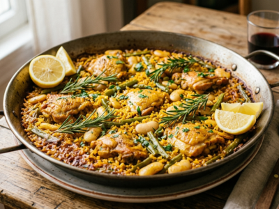 Paella valencienne sans gluten