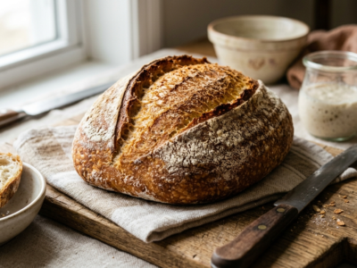 Pain au levain sans gluten