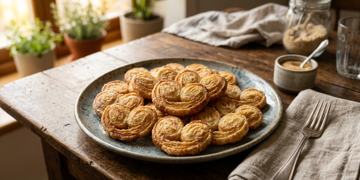 Palmiers sans gluten et sans lactose
