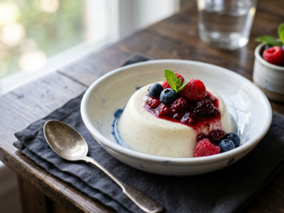 Panna Cotta Sans Lactose à la Vanille