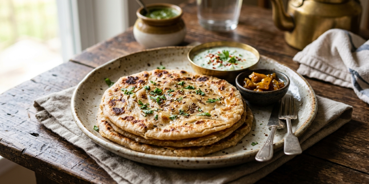 Paratha sans gluten : galette indienne moelleuse et savoureuse