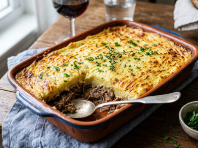 Parmentier de confit de canard sans lactose