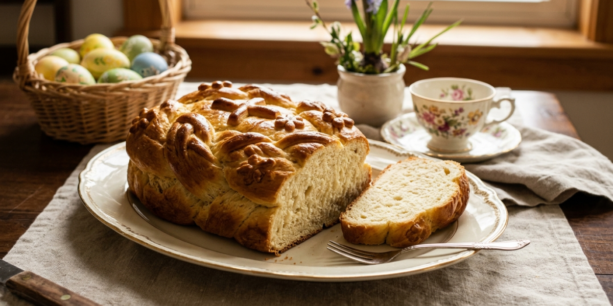 Paska sans gluten et sans lactose – Brioche traditionnelle de Pâques adaptée