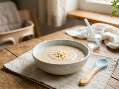 Petit-déjeuner sans gluten pour bébé de 6 mois