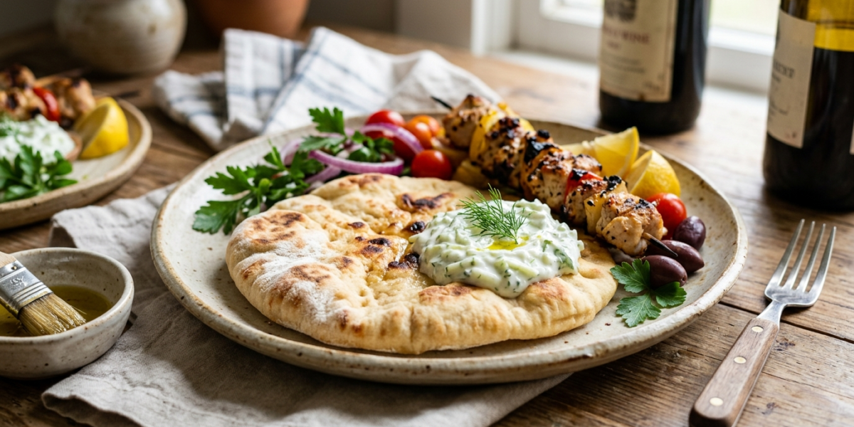 Pita grecque sans gluten maison