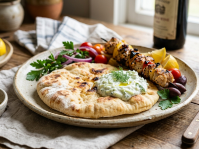 Pita grecque sans gluten maison