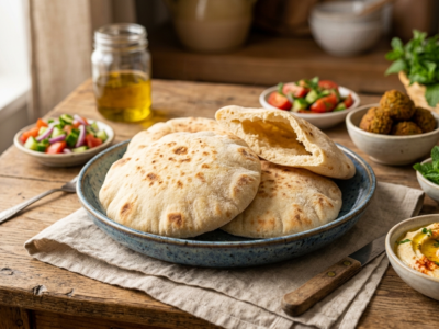 Pita libanaise sans gluten maison