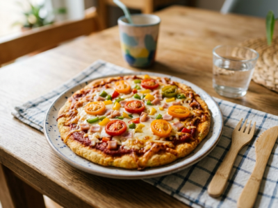 Pizza enfant sans gluten et sans lactose