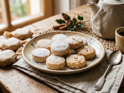 Polvorones sans gluten et sans lactose, biscuits sablés espagnols revisités