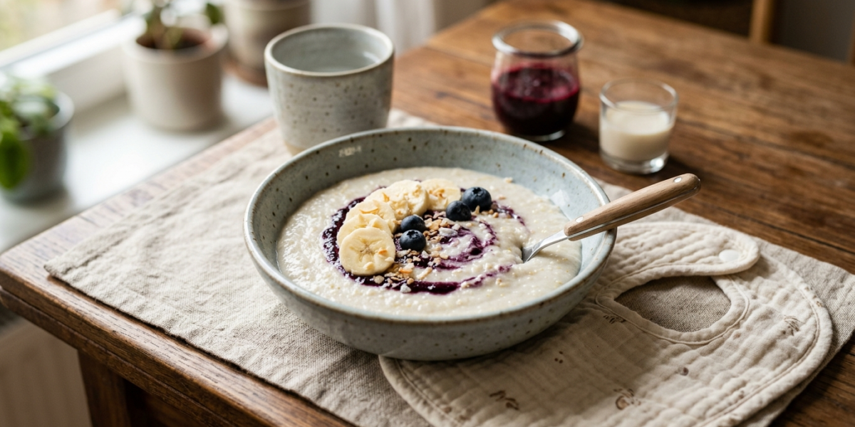 Porridge bébé sans gluten et sans lactose