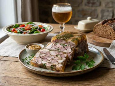 Potjevleesch sans gluten : terrine de viandes froides flamande