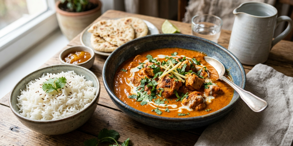 Poulet Tikka Masala sans gluten et sans lactose
