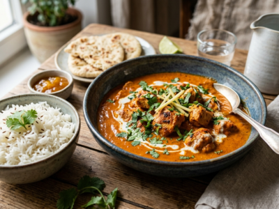 Poulet Tikka Masala sans gluten et sans lactose