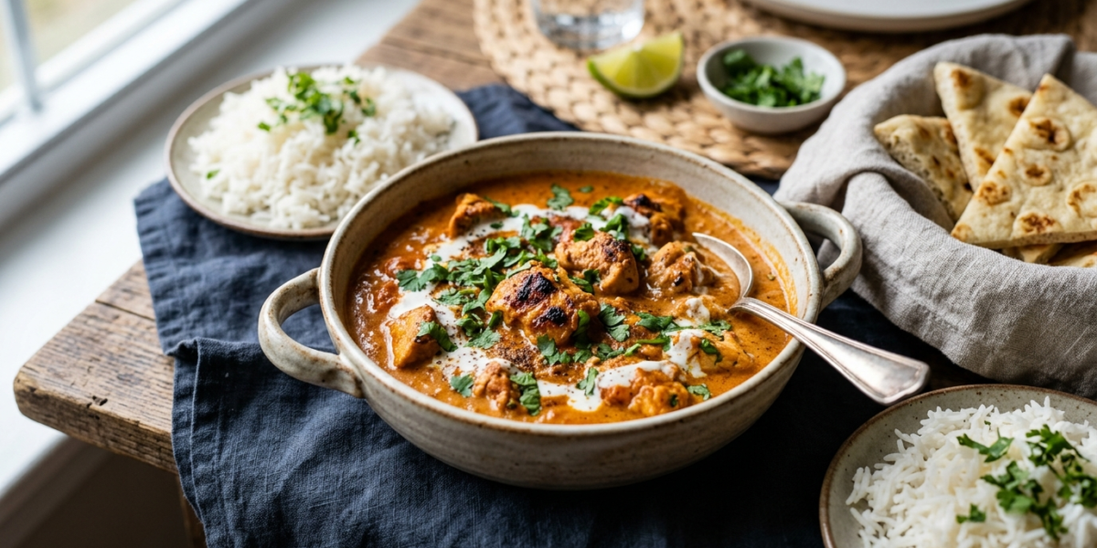 Poulet Tikka Masala sans gluten et sans lactose