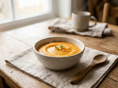 Purée de patate douce sans gluten pour bébé