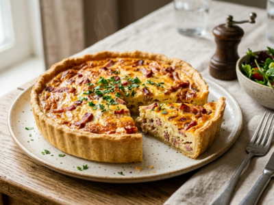 Quiche Lorraine sans lactose