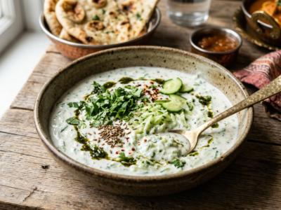 Raita au concombre sans lactose