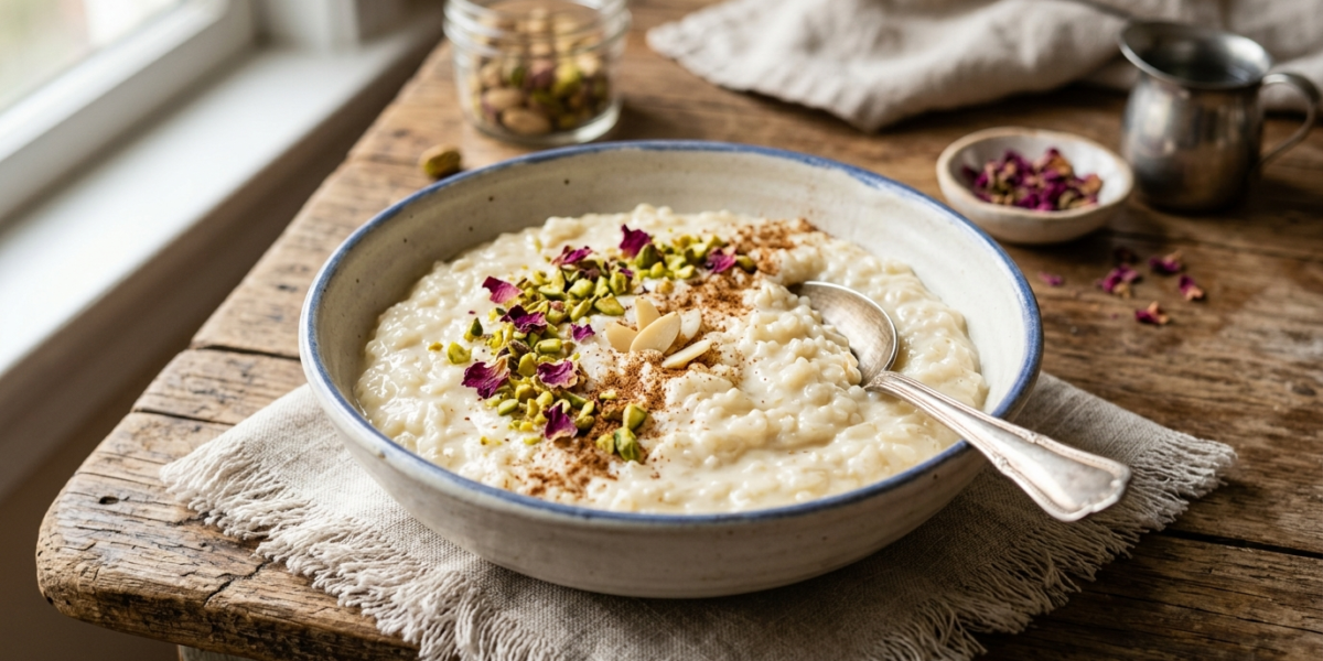Riz au lait libanais sans lactose