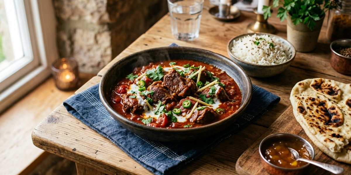 Rogan Josh d&rsquo;Agneau Sans Gluten