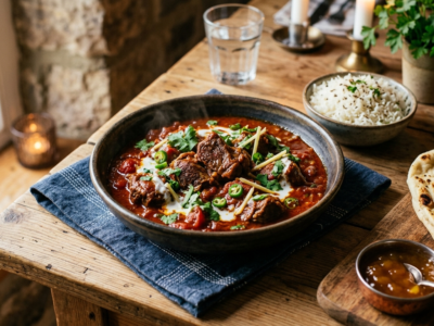 Rogan Josh d&rsquo;Agneau Sans Gluten