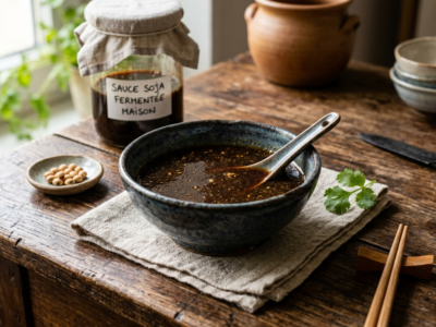 Sauce soja fermentée maison sans gluten