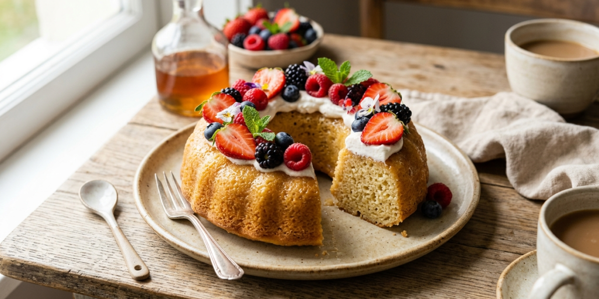 Savarin sans gluten et sans lactose moelleux et parfumé