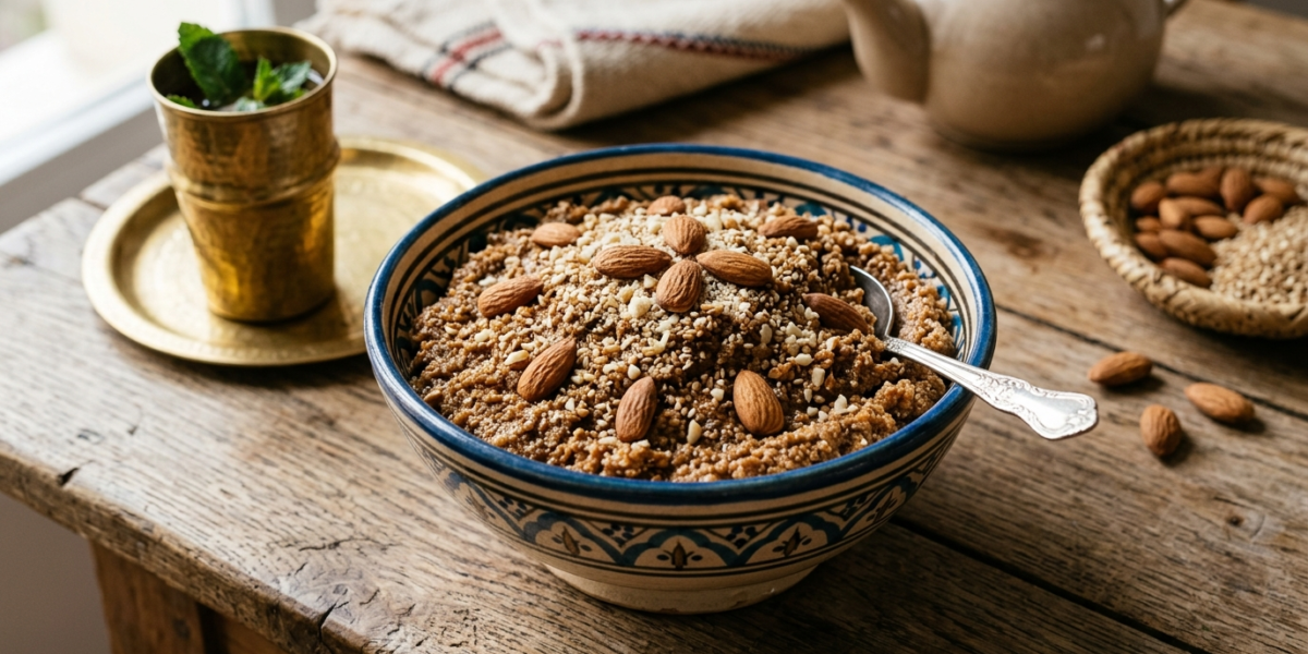 Sellou sans gluten traditionnel marocain