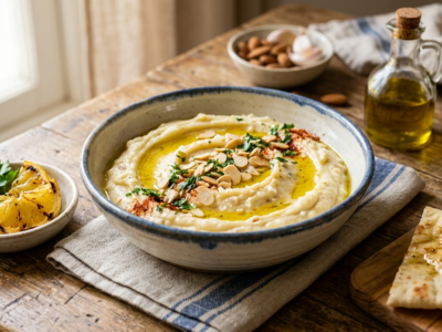Skordalia sans gluten : purée grecque traditionnelle à l&rsquo;ail