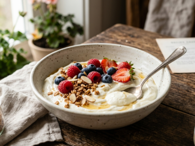 Skyr maison sans lactose : recette facile et saine