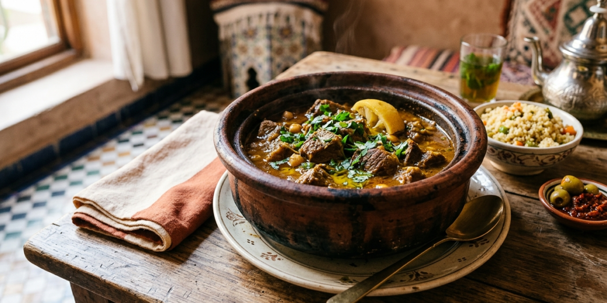 Tangia de Marrakech sans gluten – Ragoût marocain traditionnel