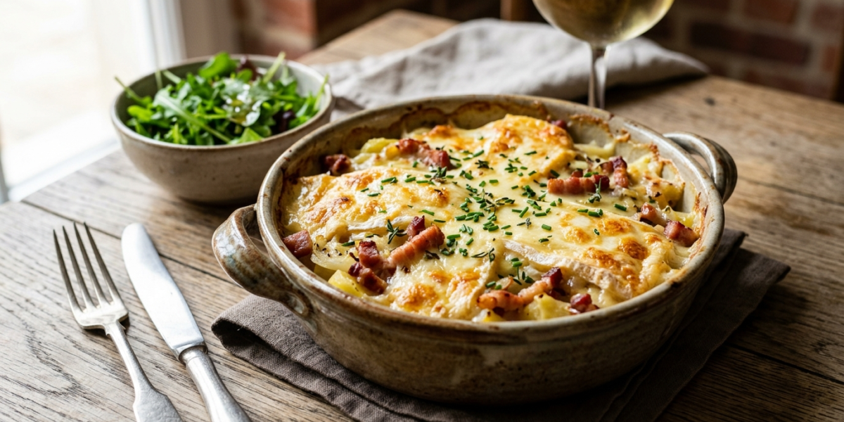 Tartiflette traditionnelle sans gluten