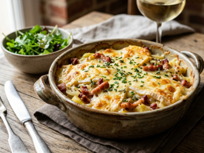 Tartiflette traditionnelle sans gluten