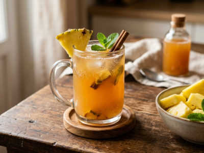Tepache à l&rsquo;ananas sans sucre ajouté