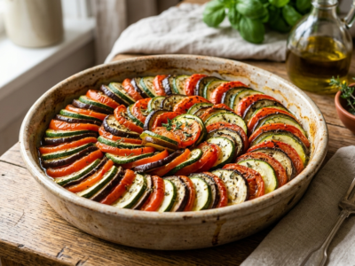 Tian provençal de légumes sans gluten