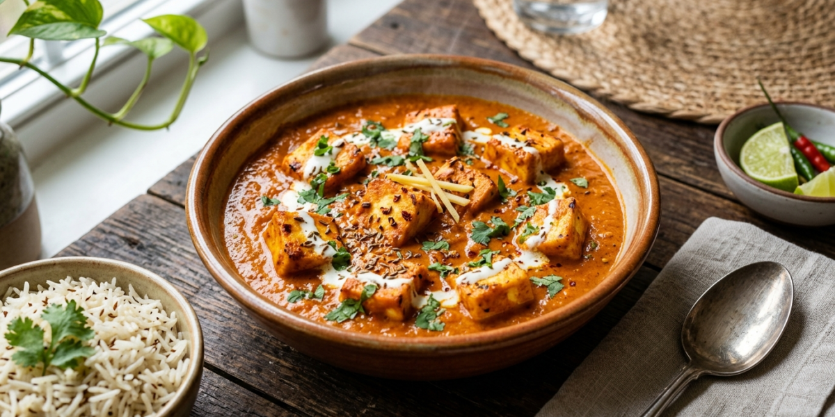 Tikka Masala Paneer Sans Gluten