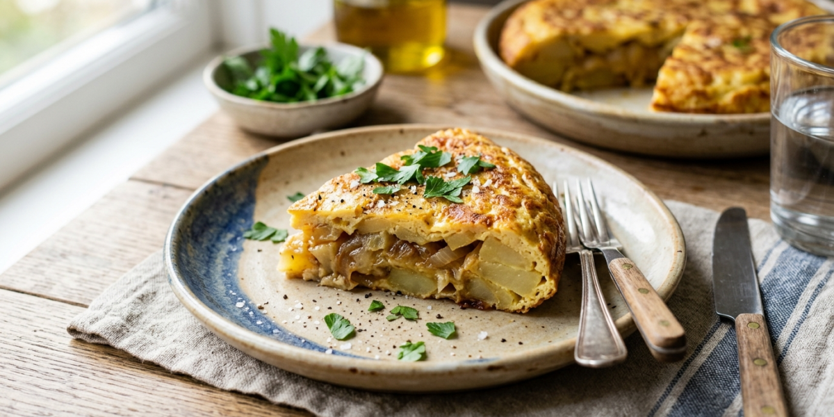 Tortilla Espagnole Sans Gluten et Sans Lactose