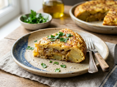 Tortilla Espagnole Sans Gluten et Sans Lactose