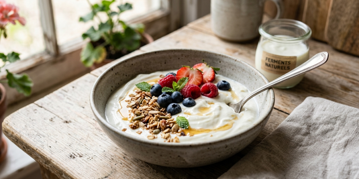 Yaourt fermenté sans lactose maison