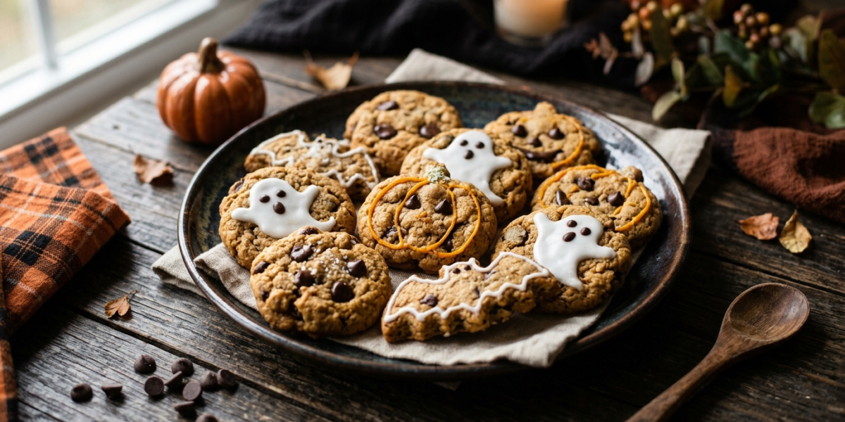Cookies Halloween sans gluten et sans lactose