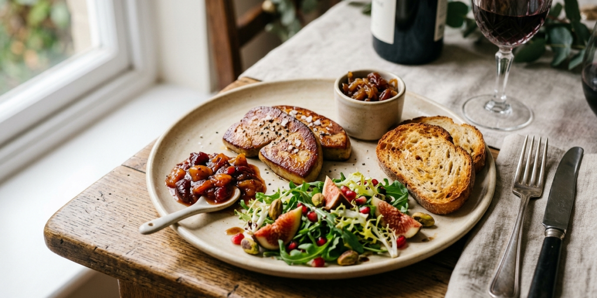 Foie Gras et ses Accompagnements Sans Gluten