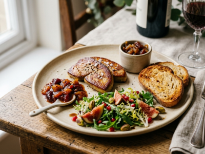 Foie Gras et ses Accompagnements Sans Gluten