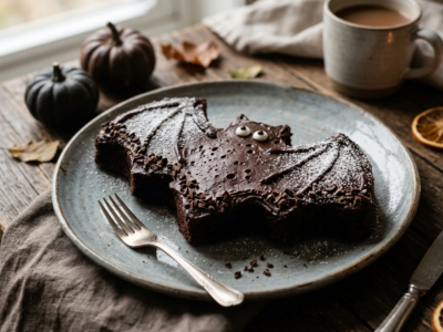 Gâteau Chauve-Souris Sans Gluten et Sans Lactose