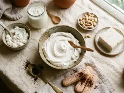 Par quoi remplacer le mascarpone ? Alternatives sans lactose et végétales