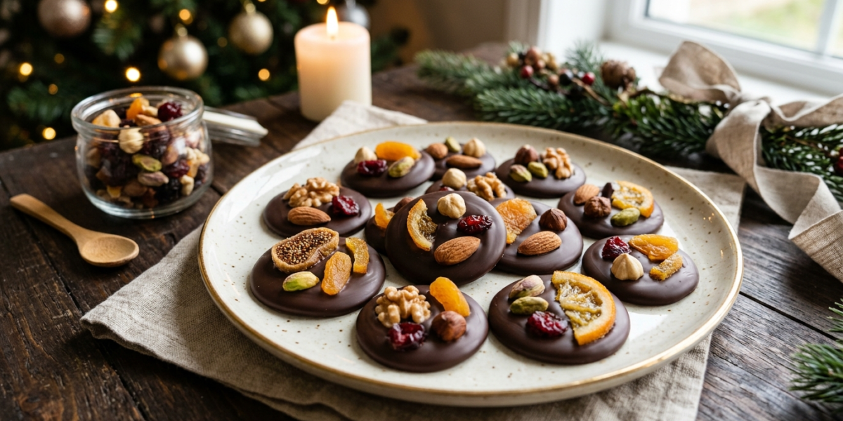 Mendiants de Noël sans gluten et sans lactose